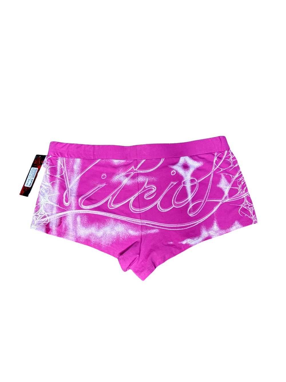 NWT Vitriol Gigi Airbrush Pink Micro Booty Shorts